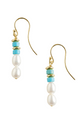 Pearl & Gemstone Earrings