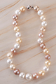 19" Multicolour Freshwater Pearl Necklace