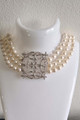 Triple Row Pearl Necklace