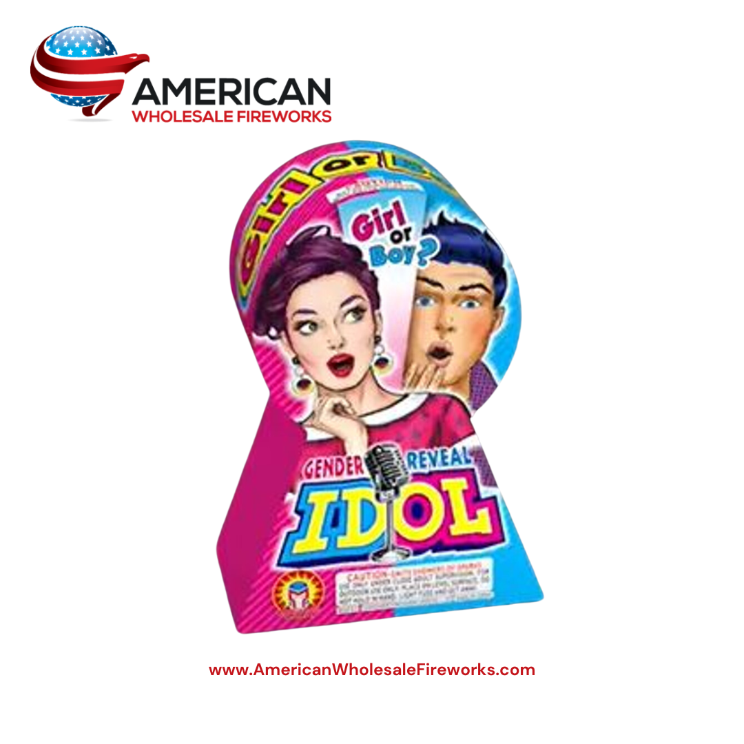 Gender Reveal Idol (Pink) - Gender Reveal Fountain