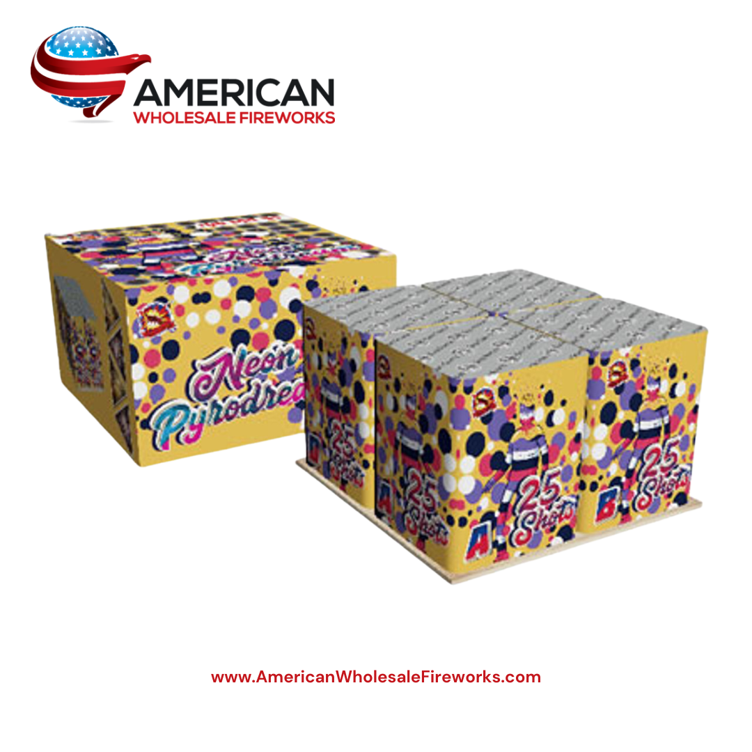Neon Pyrodream (Case of 4) - 500 Gram Cake