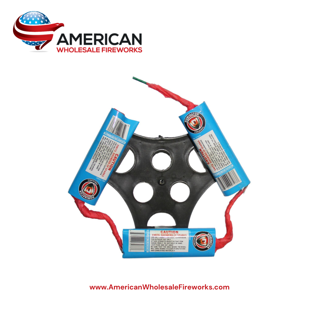 Whistling Tri-Rotating (Pack of 6) - Wheel/ Spinner