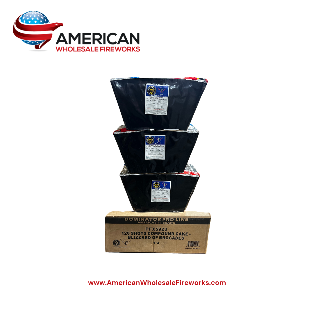 Compound Cake - 120s Blizzard of Brocades (Case of 3) - 1.4 Pro