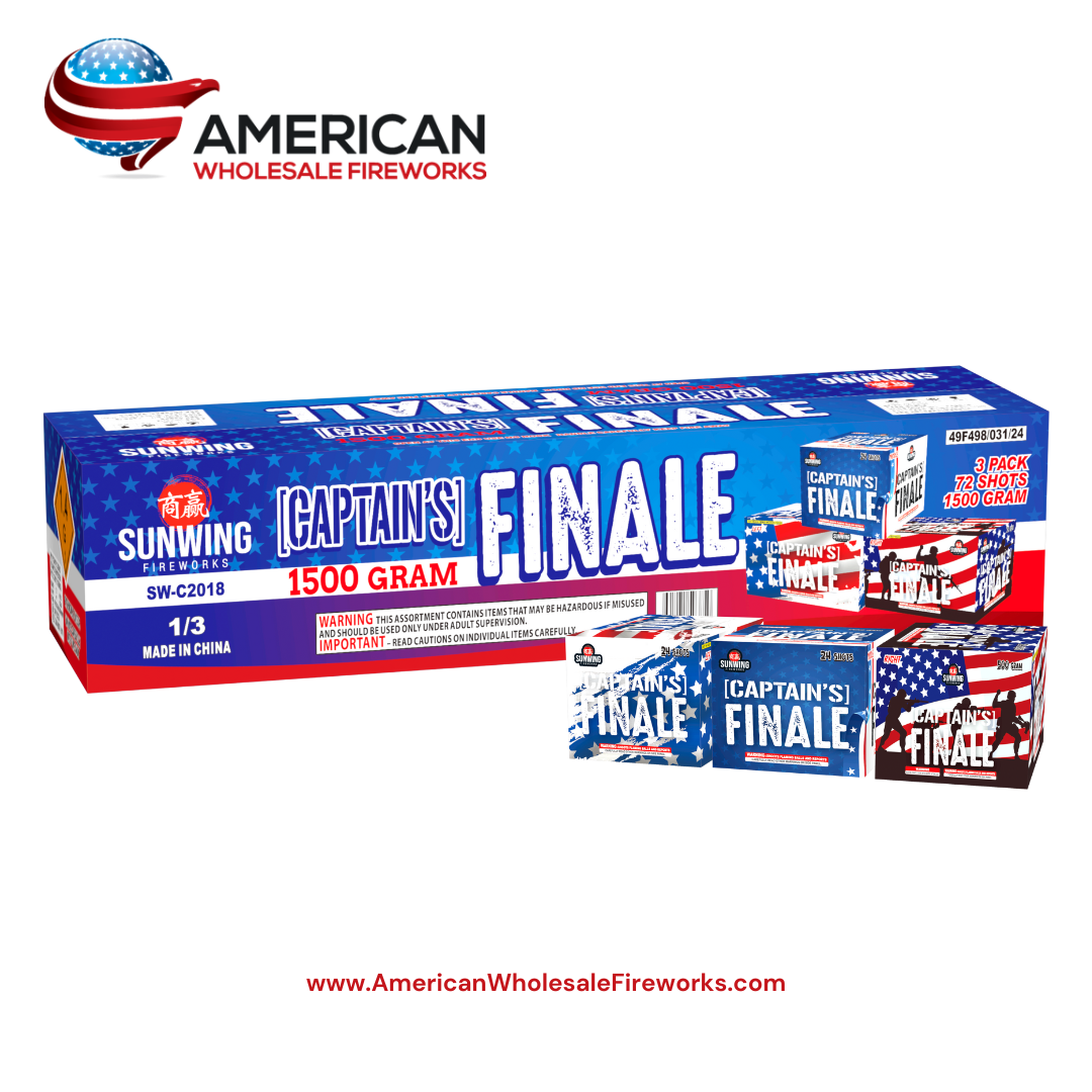 Captain's Finale (Case of 3) - 500 Gram Cake Assortment