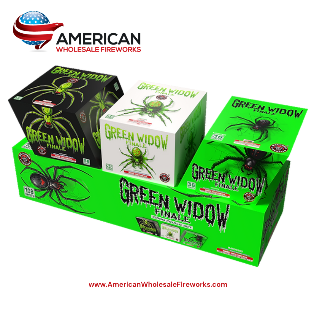 Green Widow Finale (Case of 3) - 500 Gram Cake Assortment