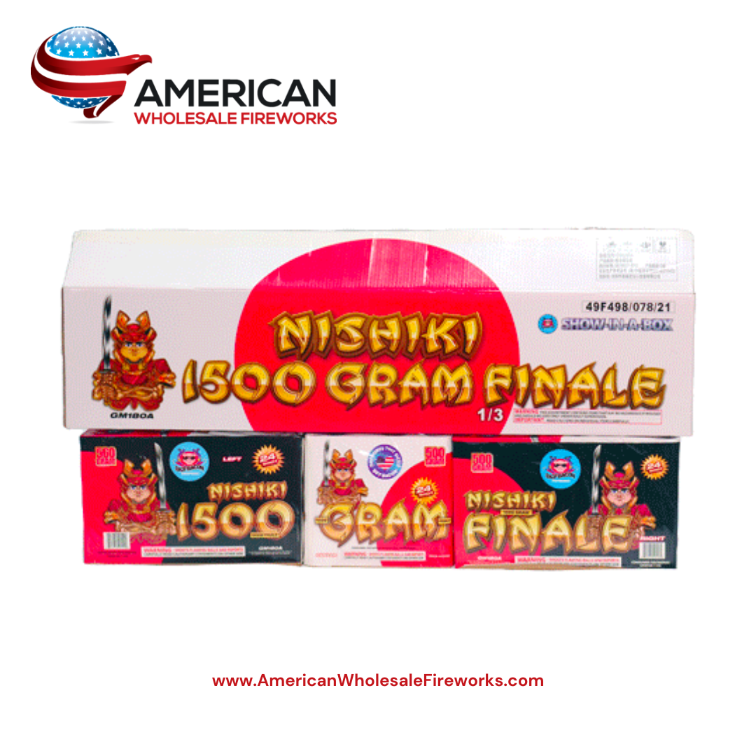 1500 Gram Nishiki Finale (Case of 3) - 500 Gram Cake Assortment