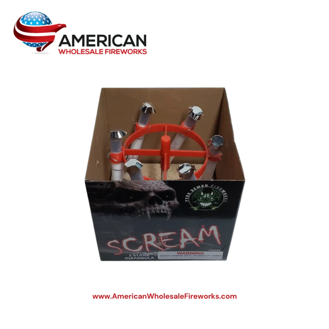 Scream (2 Stage Large Girandola) - 500 Gram Cake