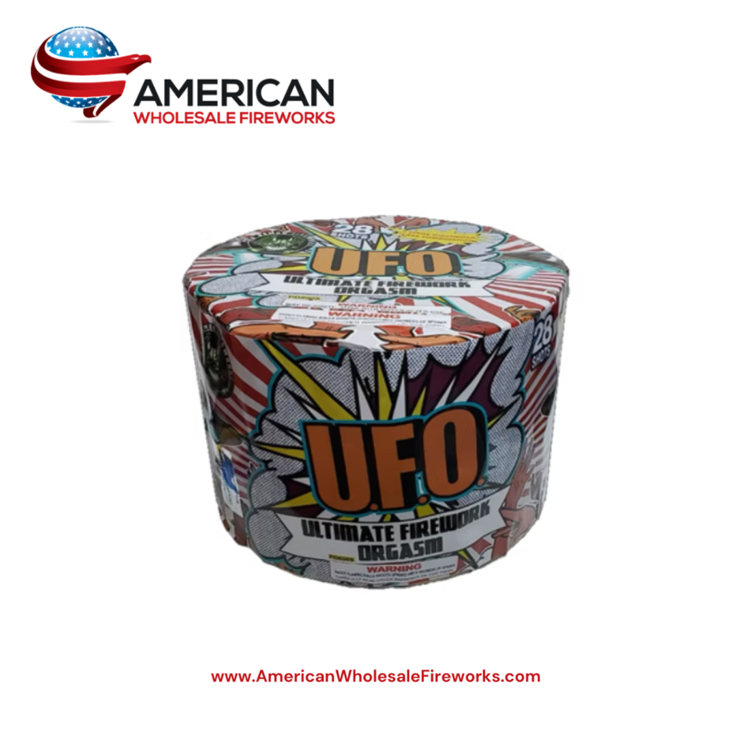 UFO (2 Stage Girandola/Cake Combination) - 500 Gram Cake