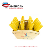 1.91" Fiberglass Mortar Tube Rack of 24 Adjustable