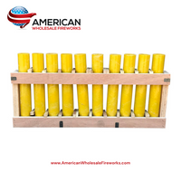 2.5" Fiberglass Mortar Tube Rack of 10