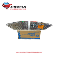 Cake - 72s Butterfly Red Strobe, Spider & Blue (Case of 2 Wings)