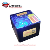 Cake - 49s Straight Silver Scattering with Red/Green/Orange/Crackling (WPL25CA49-01-C)