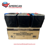 Compound Cake - 120s Crackle Explosion (Case of 3)