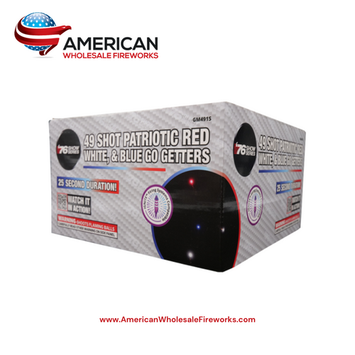 Red, White, and Blue Go Getters 49 Shot