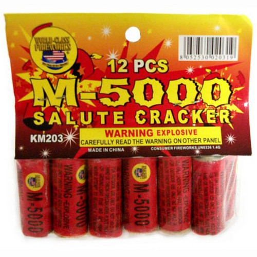 M 5000 Salute Crackers (12 Pack) - World Class