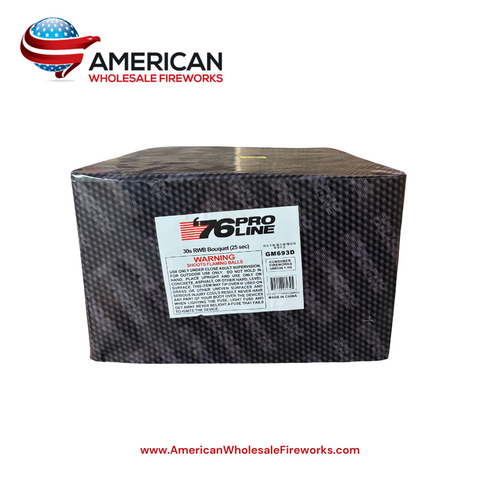 Cake - 30s RWB Boquet 