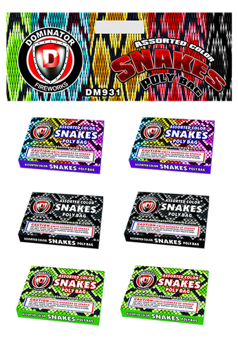 Assorted Color Snakes