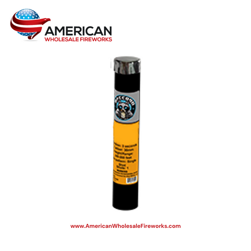 Comet - 30mm Red Strobe Willow Tail with White Strobe Mine