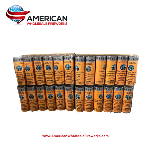 Bulk Shells - 5" Assorted Tiger Tails to Huge Break (Pack of 24)