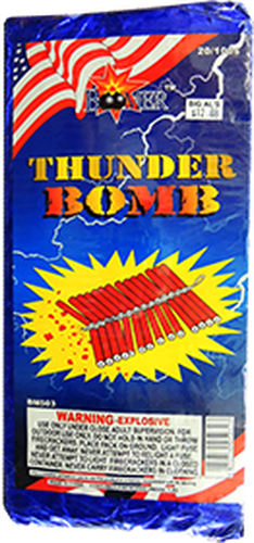 Brick of Firecrackers (80 Packs of 16) Thunder bomb