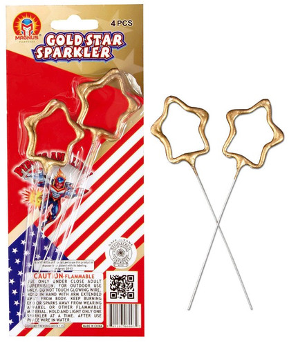 Gold Star Sparkler