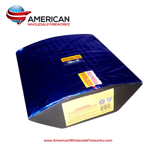 Cake - 450s X Shape Blue & Gold Strobe Willow Tail (WPL12CA450-01-C)