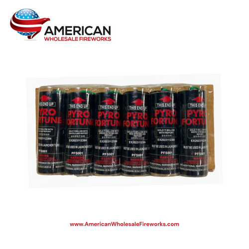 Bulk Shells - 6 Pack 5" Gold Ti Willow Series Pro Shell