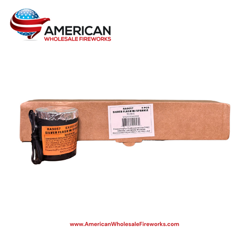 Flash - Sliver with Sparkle (Sleeve of 5)