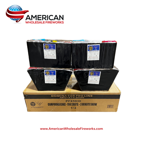 Compound Cake - 198s 3 Minute Show (Case of 4)