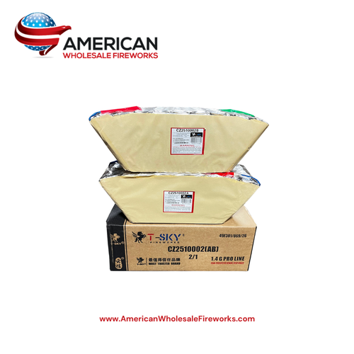 Compound Cake - 100s R/B/P/PR/L with Ti-Peony with Color Tail (Case of 2)