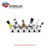 50mm Aluminum Single Shot Tube Rack – 18 Shot