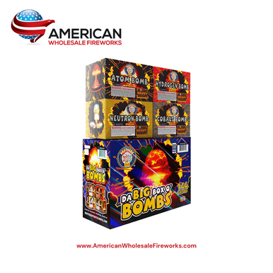 Da Big Box of Bombs (Case of 4) - 500 Gram Cake Assortment