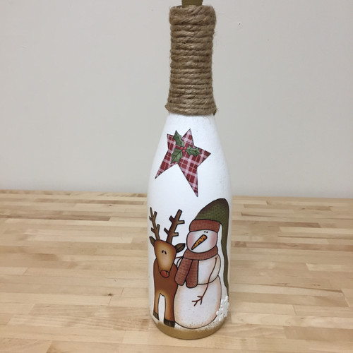 LED Wine Bottle Christmas Table Decor 9