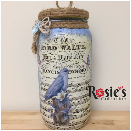 The Bird Waltz Bottle Table Decor