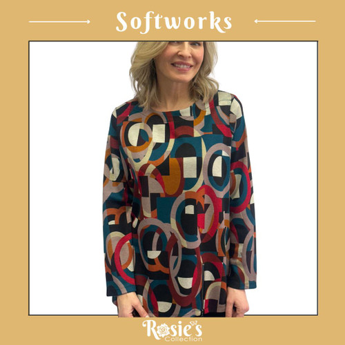 Softworks Illusions Top Multi Color 102944