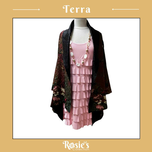 Terra Black / Floral Reversible Jacket