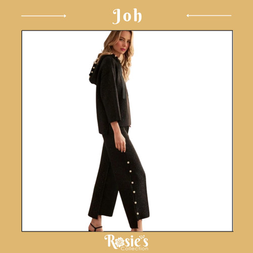 Joh Black with Glitter Farrah Pant