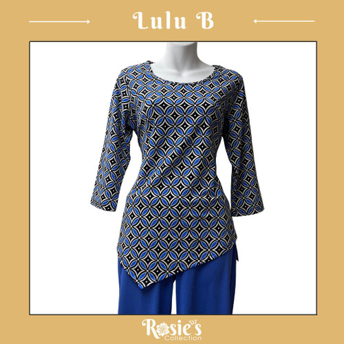 Lulu B SPX0639 GDSB 3/4 Asymmetrical Top