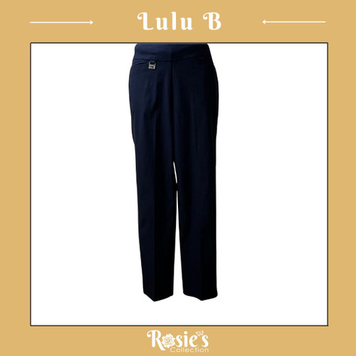Lulu B BLD 1417 Navy Ankle Pant