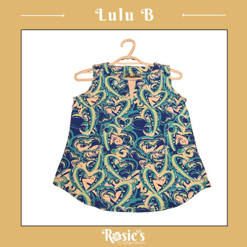 Lulu B SPX0612 HTBL Keyhole Tank Top