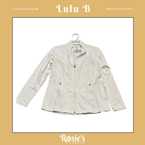 Lulu B SPX7418  White Full Zip Jacket