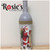 LED Wine Bottle with Santa Checking his list Table Decor 11