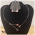 Kristina Collection Tear Drop Necklace & Earrings TU7/ E379