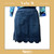 DWS2150 LuluB Denim Scallop Skort