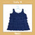 Lulu B SPX5255 Navy Cha Cha Tank Top
