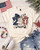 250 Usa Flag Gildan Softstyle Tee