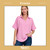 Zenana Woven Airflow Collared V-neck Short Sleeve 