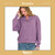 Zenana Scuba Half Zip Pullover - Eggplant