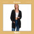Long Sleeve Popcorn Sweater W/Pocket - Black