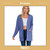 Long Sleeve Popcorn Sweater W/Pocket - Marlin